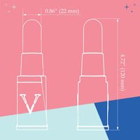 Vibromasseur rouge à lèvres